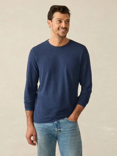 Faherty Movement&trade; Long-sleeve T-shirt In Great Falls Heather