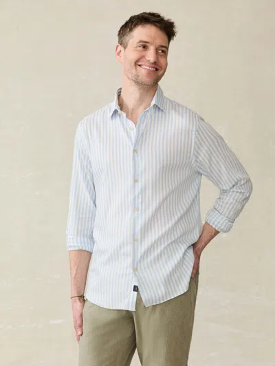 Faherty Movement&trade; Monterey Shirt In Blue Cape Stripe