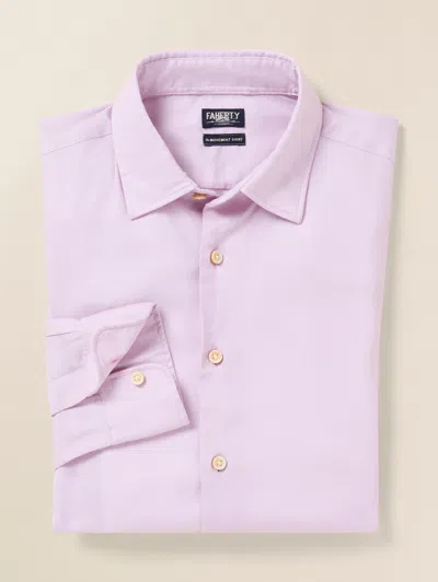 Faherty Movement&trade; Monterey Shirt In Mauve Cliffs