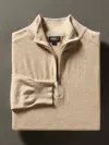 Faherty Movement&trade; Quarter Zip Sweater (tall) In Soft Dune Heather