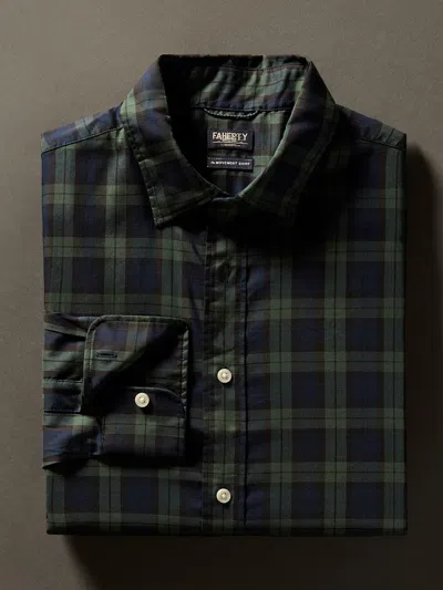 Faherty Movement&trade; Shirt In Blackwatch Plaid