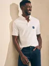 Faherty Yale Short-sleeve Movement&trade; Polo In White