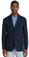 Faherty Movement Blazer Navy In Navy