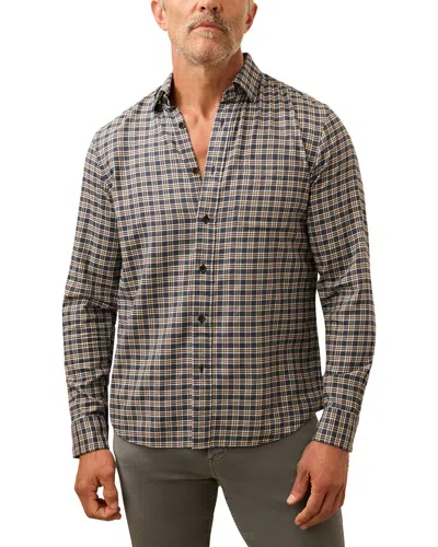 Faherty Movement Brushed Shirt In Brown