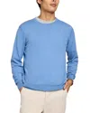 Faherty Movement Cotton & Cashmere Sweater In Azure Sky
