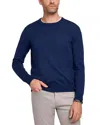 Faherty Movement&trade; Crewneck Sweater Heather In Marine Navy
