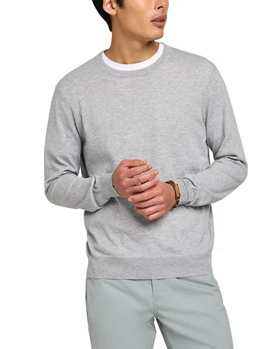 Faherty Movement Cotton & Cashmere Sweater In Mineral Grey