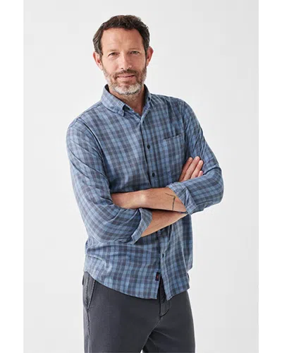 Faherty Movement Featherweight Flannel Shirt In Blue