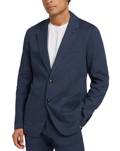 Faherty Inlet Slim Fit Knit Blazer In Deep Navy
