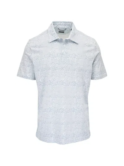 Faherty Movement™ Floral Polo Shirt In White