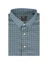 Faherty Movement Gingham-check Shirt In Brown