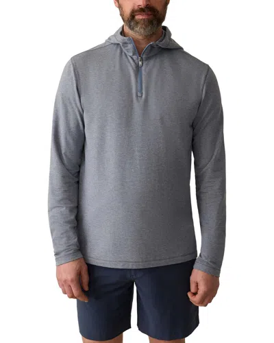 Faherty Movement Hoodie In Brown