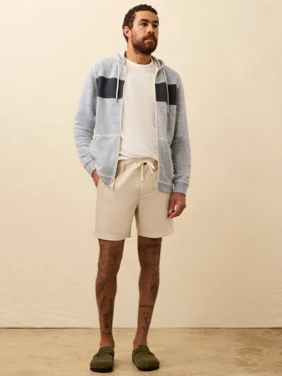 Faherty Movement Linen Drawstring Short In Neutral