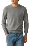Faherty Movement Long Sleeve Sweater In Ivory Ash Feeder