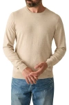 Faherty Movement Long Sleeve Sweater In Soft Dune Heather