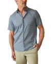 Faherty Movement Monterey Printed Shirt In Blue