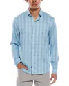 Faherty Movement Monterey Shirt In Blue