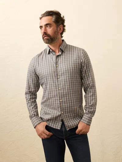 Faherty Movement Monterrey Shirt In Gray