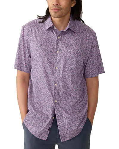 Faherty Movement Monterrey Shirt In Purple