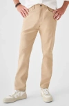 Faherty Movement Coolmax Regular Fit Pants In Island West Khaki