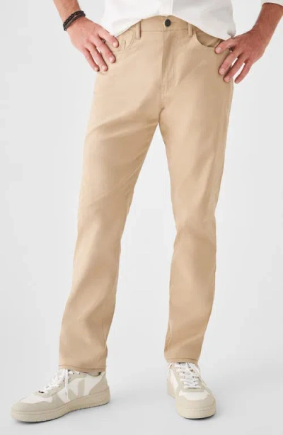 Faherty Movement Coolmax Regular Fit Pants In Stone