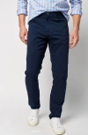 Faherty Movement Organic Cotton Blend Pants In Navy