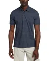 Faherty Movement Pique Polo In Blue