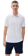Faherty Movement Stretch Stripe Regular Fit Polo Shirt