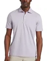 Faherty Movement Pique Polo In Purple