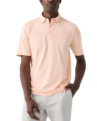 Faherty Movement Polo In Pink