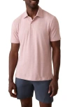 Faherty Movement Quarter Zip Pullover In Pink