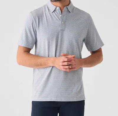 FAHERTY MOVEMENT POLO SHIRT IN MADAKET STRIPE