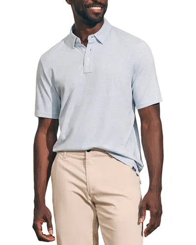 Faherty Movement Polo Shirt In Blue