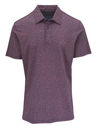 Faherty Movement Polo Shirt In Purple