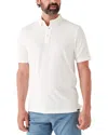 Faherty Movement Polo Shirt In White