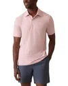 Faherty Movement Quarter Zip Pullover In Pink