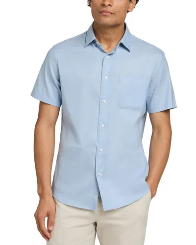 Faherty Movement Shirt In Blue