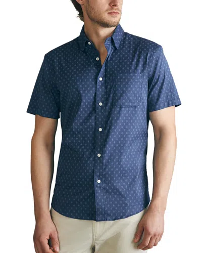 Faherty Movement Shirt In Blue