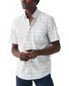 Faherty Movement Shirt In Gray
