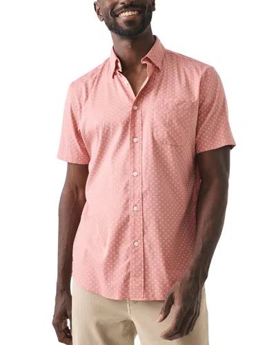 Faherty Movement Shirt In Pink