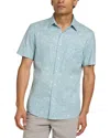 Faherty Movement Shirt In Blue