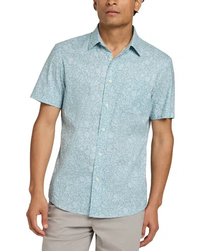 Faherty Movement Shirt In Blue