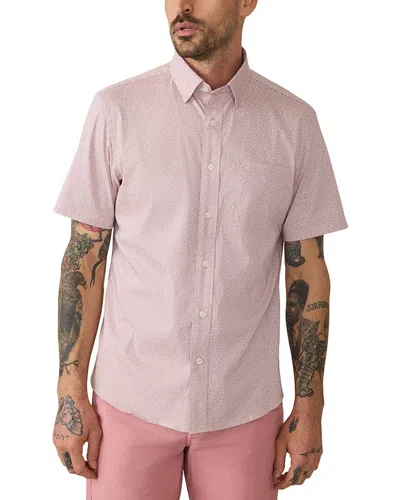 Faherty Movement Shirt In Pink