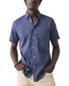 Faherty Movement&trade; Short-sleeve Shirt In Blue