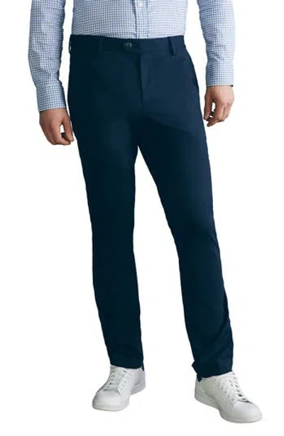 Faherty Movement Stretch Supima® Cotton Blend Pants In Lupine Navy