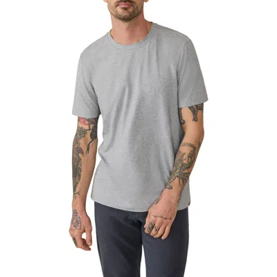 Faherty Movement Stretch T-shirt In Gray