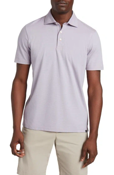 Faherty Relaxed Fit Movement Pique Polo Shirt In Rose Water
