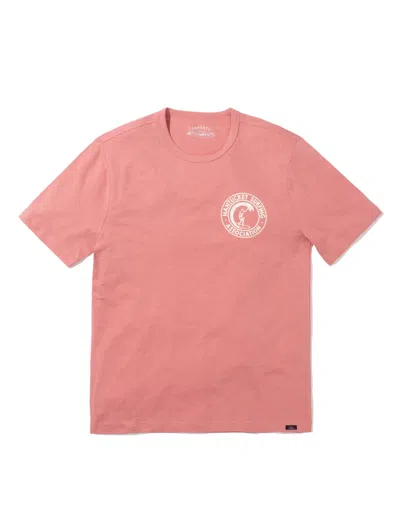 Faherty Nantucket Short-sleeve Crew T-shirt In Faded Flag