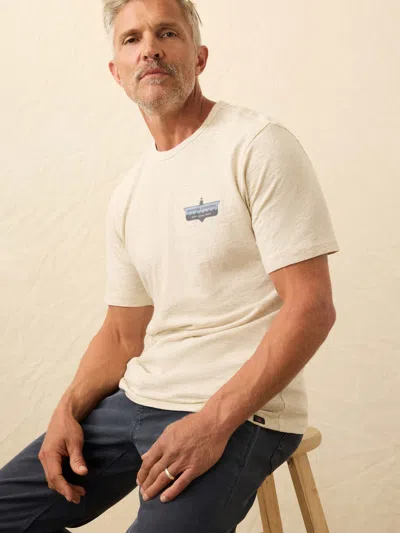 Faherty Nazare Sunwashed T-shirt In Neutral