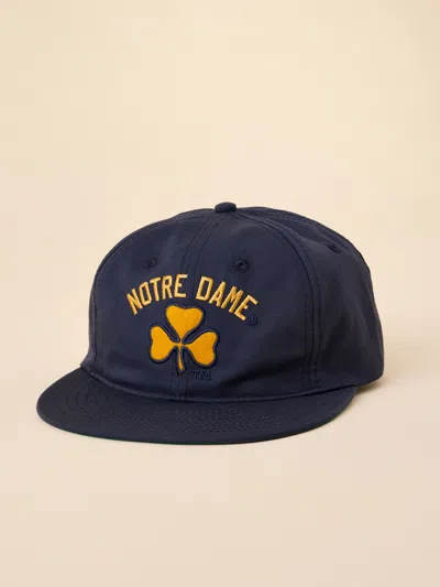 Faherty Notre Dame X Ebbets Ballcap In Blue
